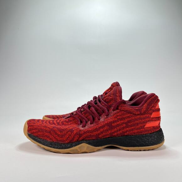 adidas Harden Vol. 1 LS Primeknit Collegiate Burgundy Sneakers CQ1400 Mens Sz7.5 main image 9